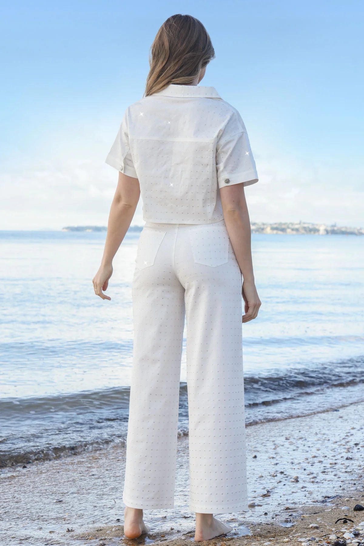 CURATE SPARKLE CAKE JEAN - WHITE SPARKLE - THE VOGUE STORE