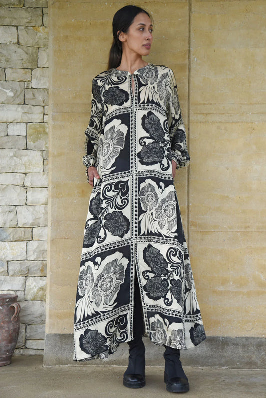 CURATE THE ART OF GIVING DRESS - BLACK VINTAGE