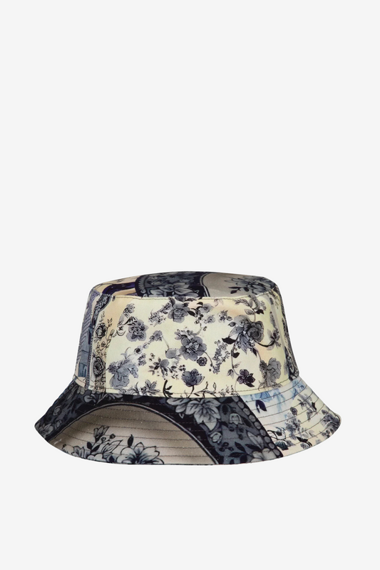 CURATE BRIM-MING WITH JOY HAT - BLUE PLATE - THE VOGUE STORE