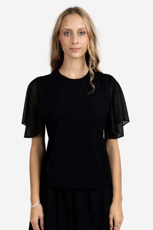 FEDERATION STAGE TEE - BLACK - THE VOGUE STORE