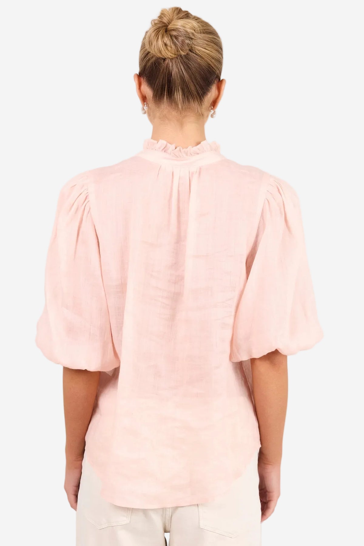 IVY + JACK CONTINUANCE BLUSH  RAMIE SS TOP - THE VOGUE STORE