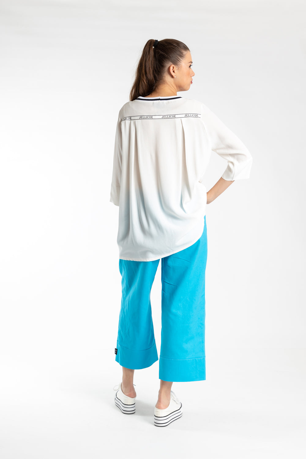 JELLICOE TEAL PANTS -  THE VOGUE STORE