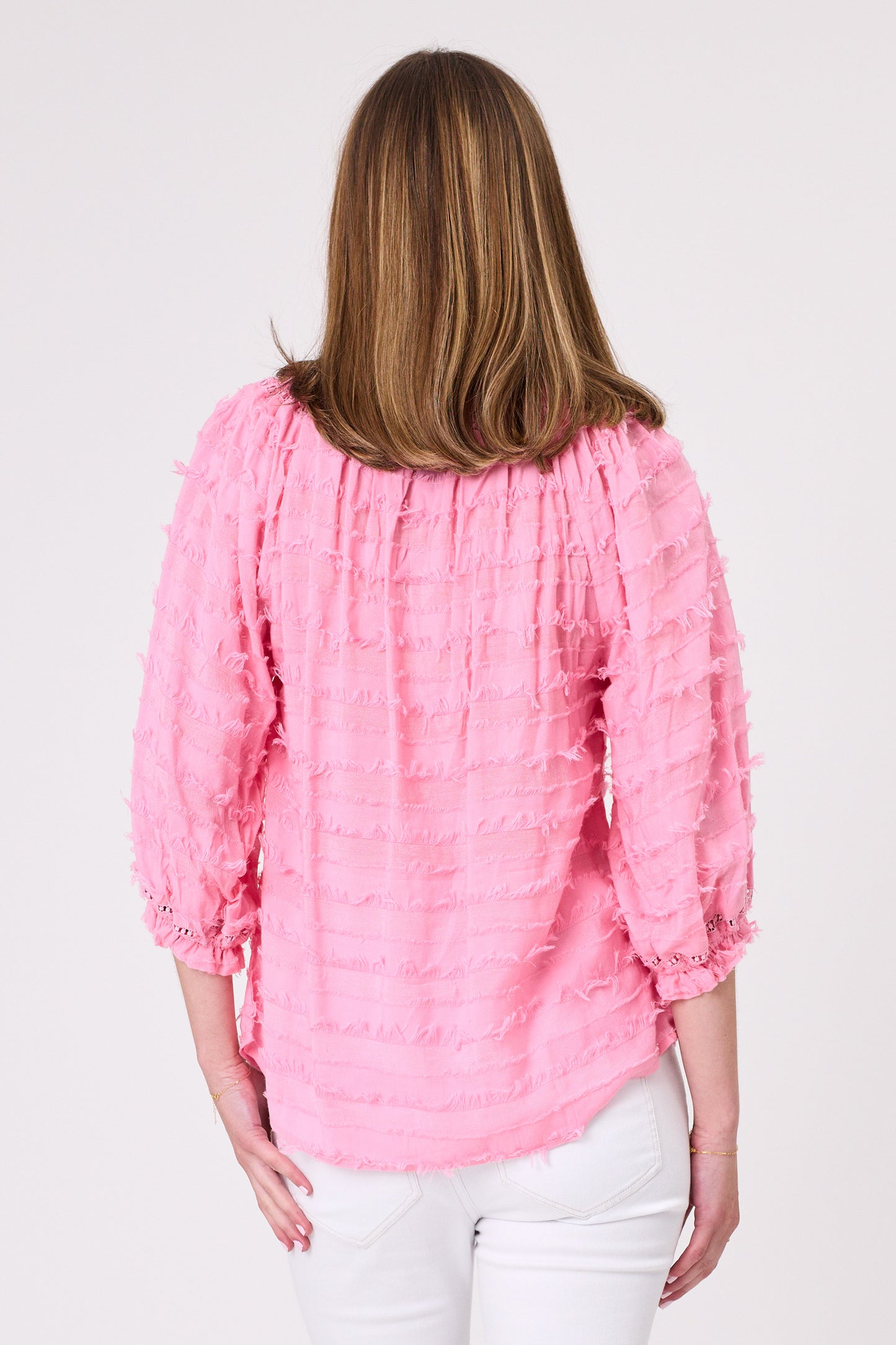 DESIGN NATION ASTA TOP - PINK - THE VOGUE STORE