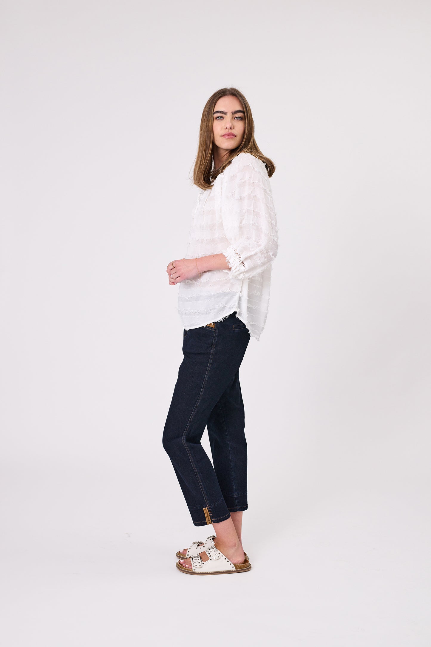 DESIGN NATION ASTA TOP - WHITE - THE VOGUE STORE