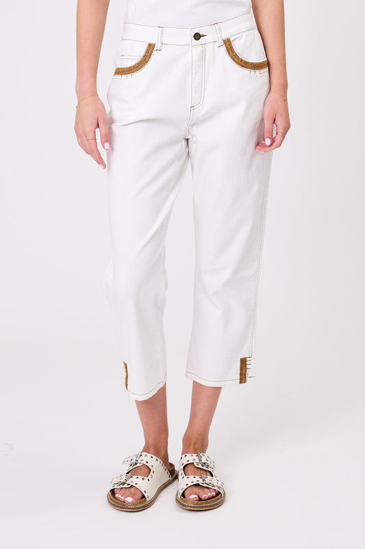 DESIGN NATION DEMI JEAN - WHITE - THE VOGUE STORE