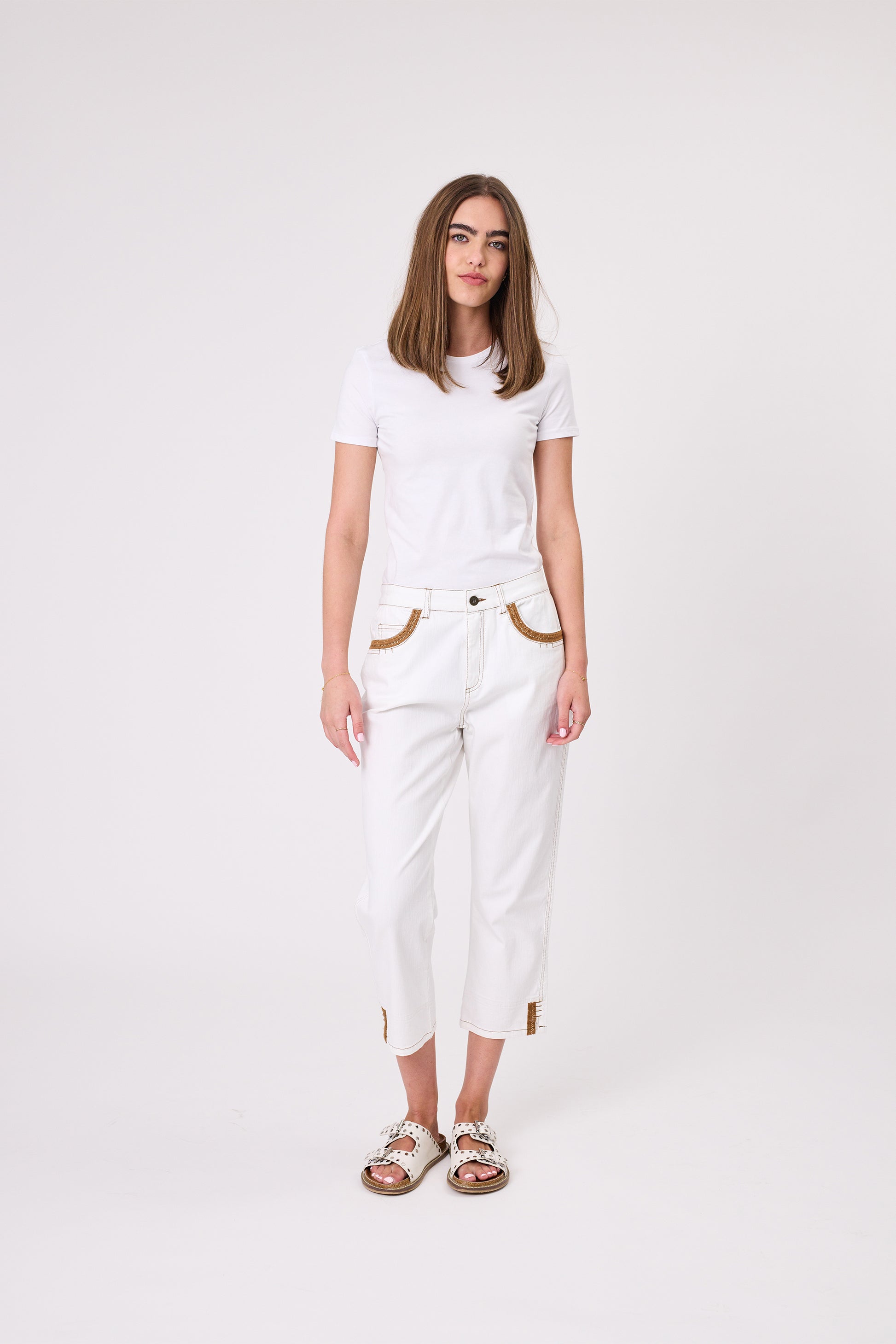 DESIGN NATION DEMI JEAN - WHITE - THE VOGUE STORE