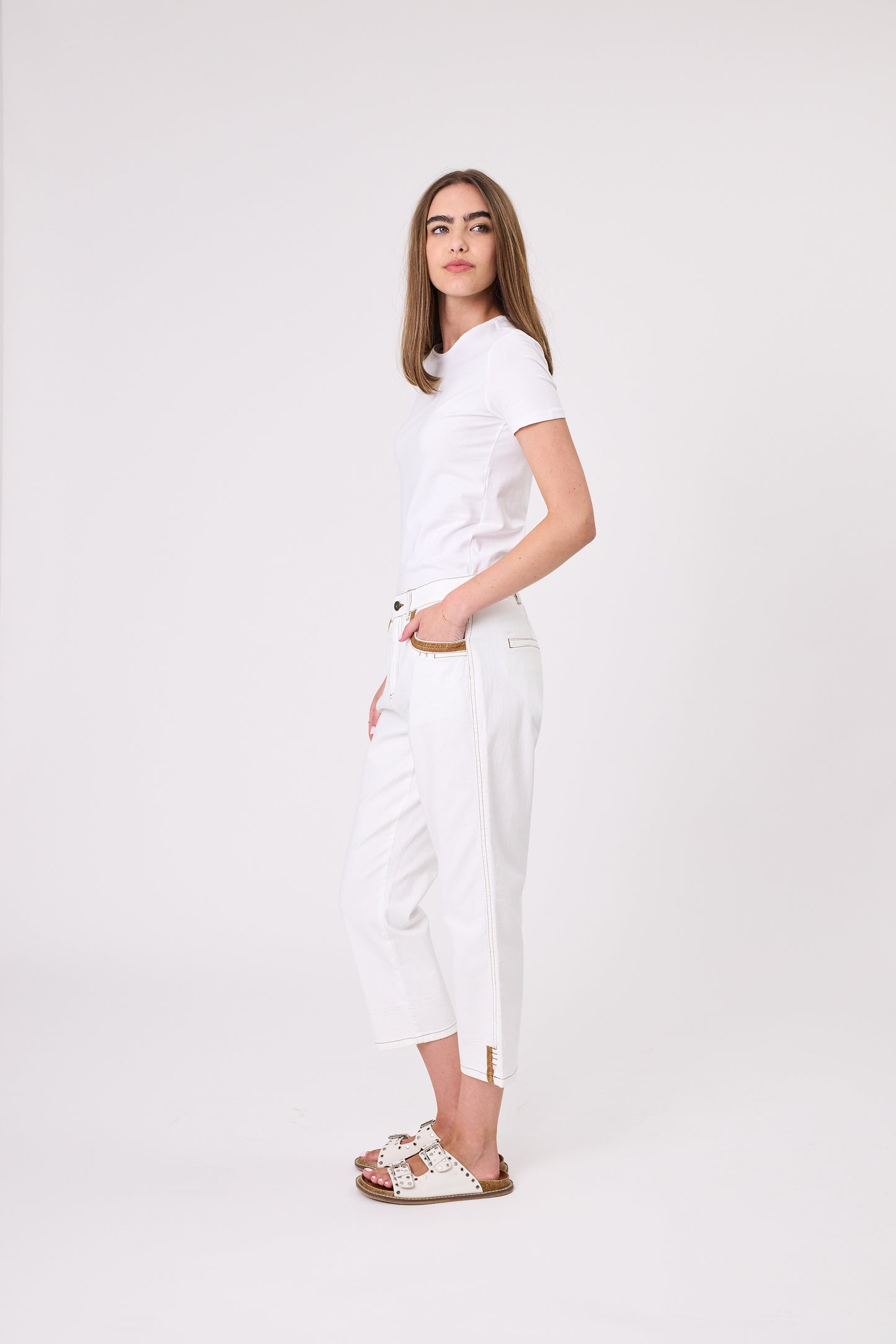 DESIGN NATION DEMI JEAN - WHITE - THE VOGUE STORE