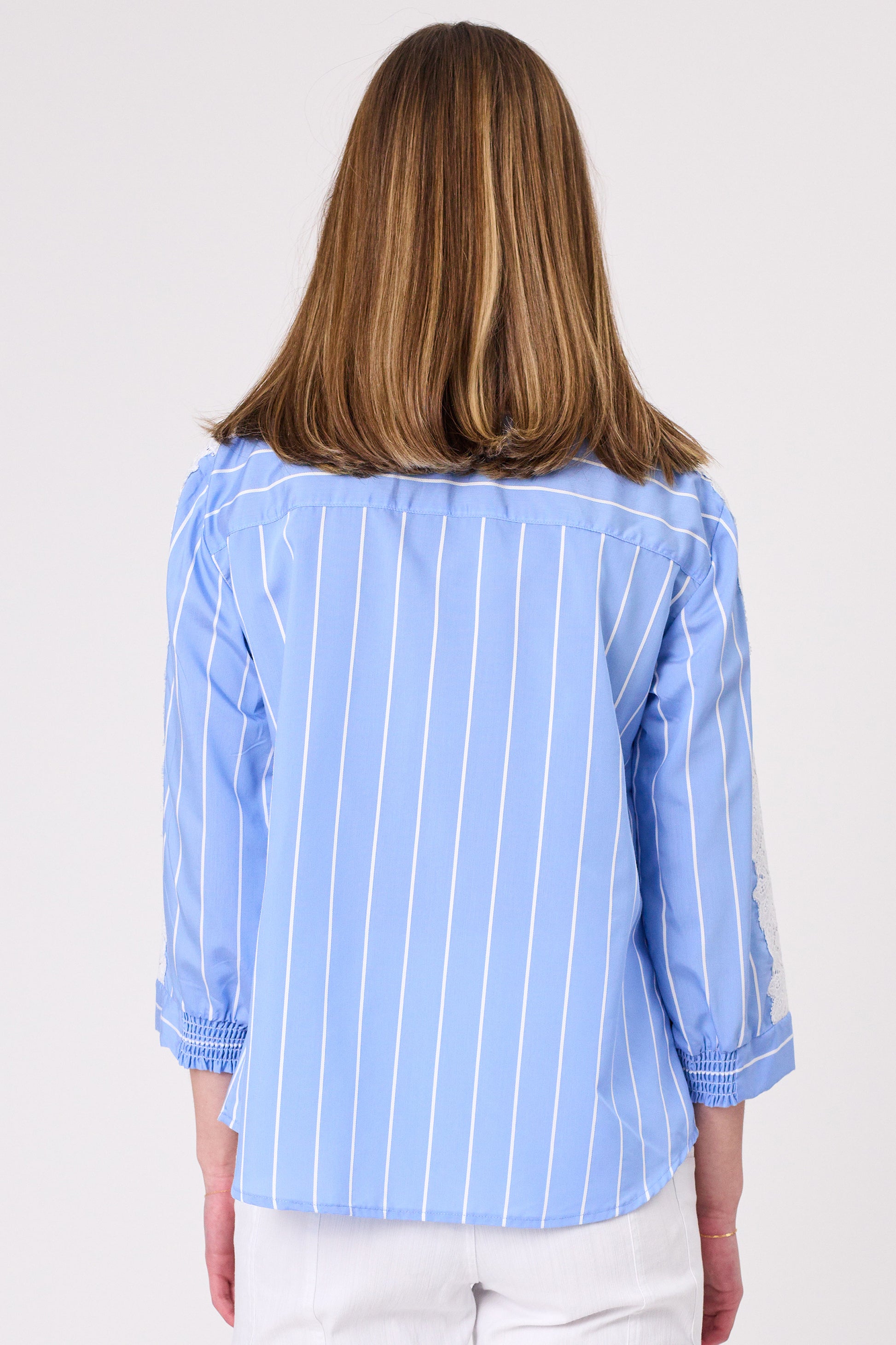 DESIGN NATION FORM SHIRT - CHAMBRAY - THE VOGUE STORE