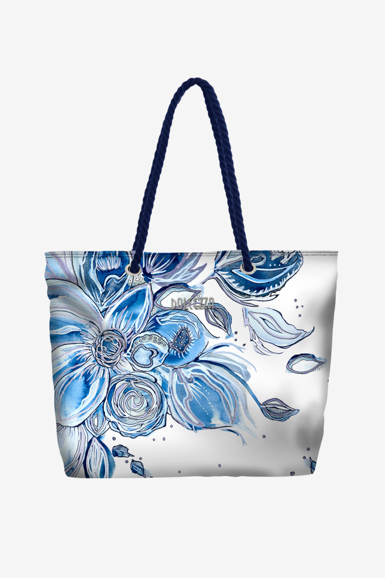 DOLCEZZA AMY TIEMAN BAG - BLUE FLOWERS - THE VOGUE STORE