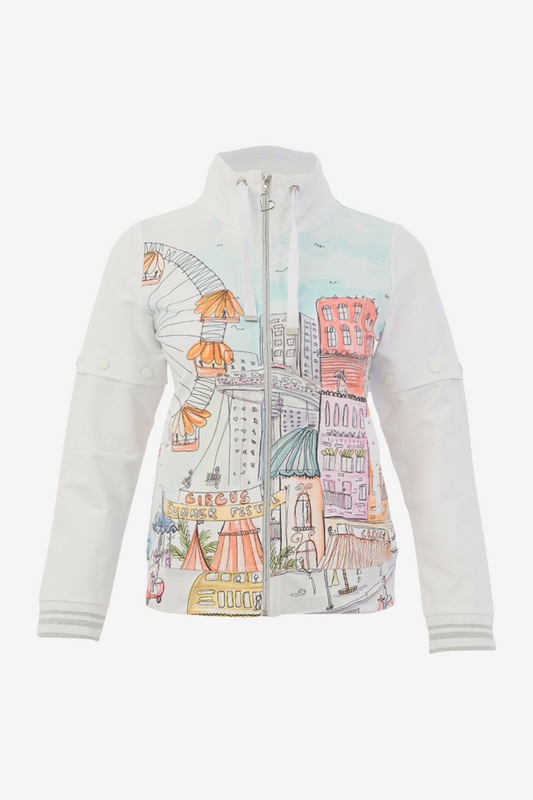 DOLCEZZA BASAK ERARSLAN ZIP JACKET - CITY CIRCUS - THE VOGUE STORE