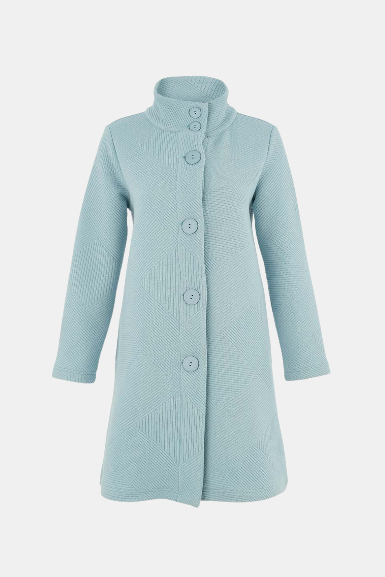 DOLCEZZA KNIT COAT - SEAFOAM - THE VOGUE STORE