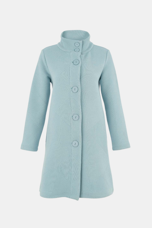 DOLCEZZA KNIT COAT - SEAFOAM - THE VOGUE STORE