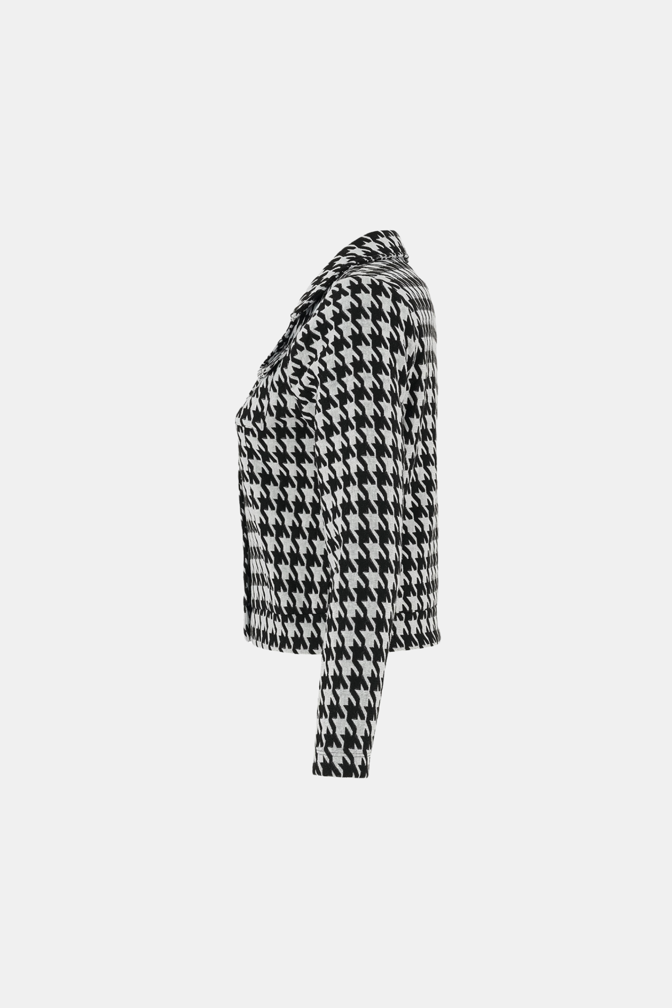 DOLCEZZA KNIT JACKET BLACK/WHITE - THE VOGUE STORE