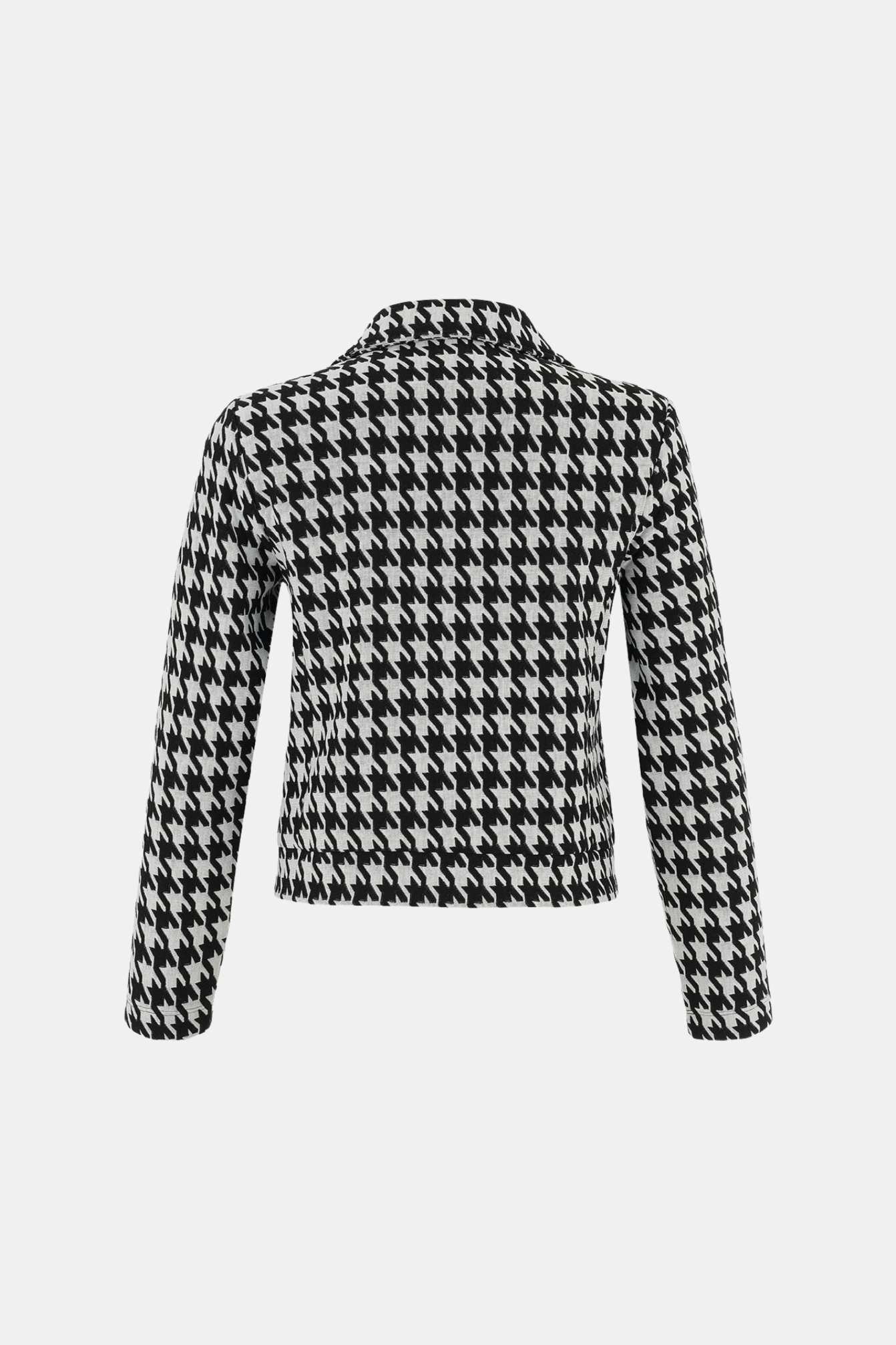 DOLCEZZA KNIT JACKET BLACK/WHITE - THE VOGUE STORE