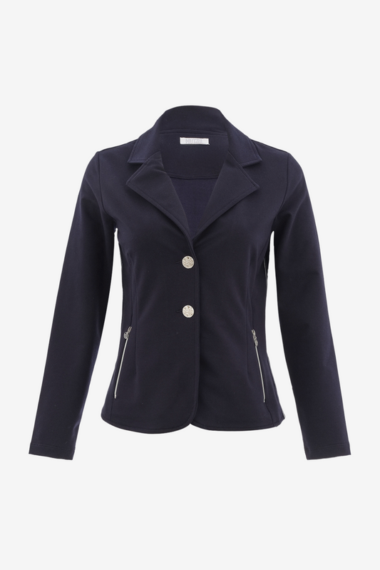 DOLCEZZA SAIL AWAY BLAZER - NAVY - THE VOGUE STORE