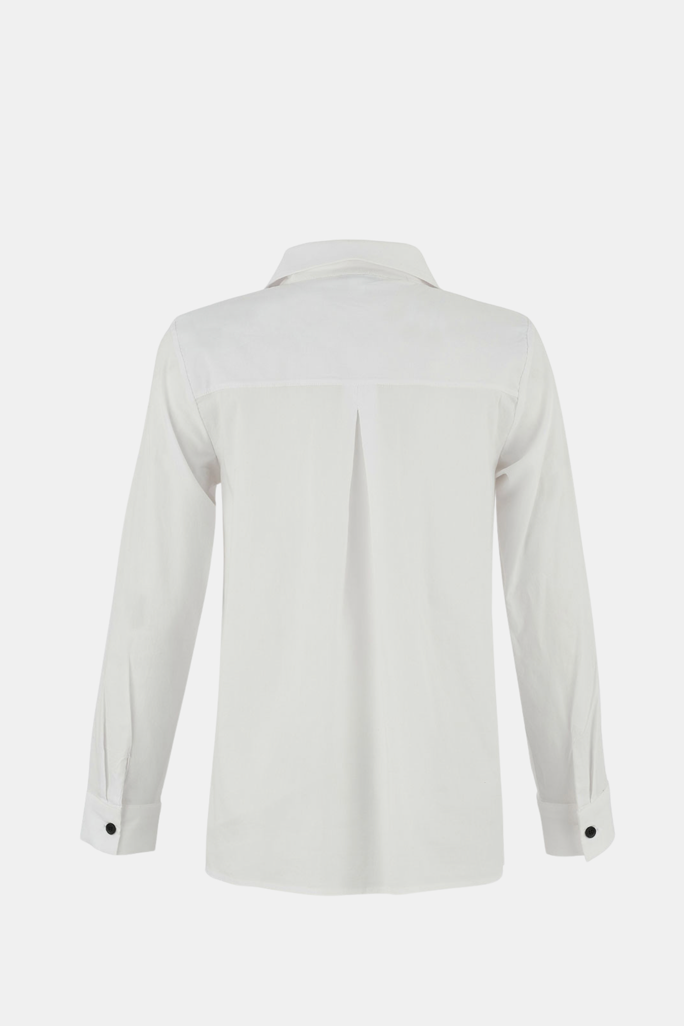 DOLCEZZA WOVEN BLOUSE - WHITE/BLACK - THE VOGUE STORE
