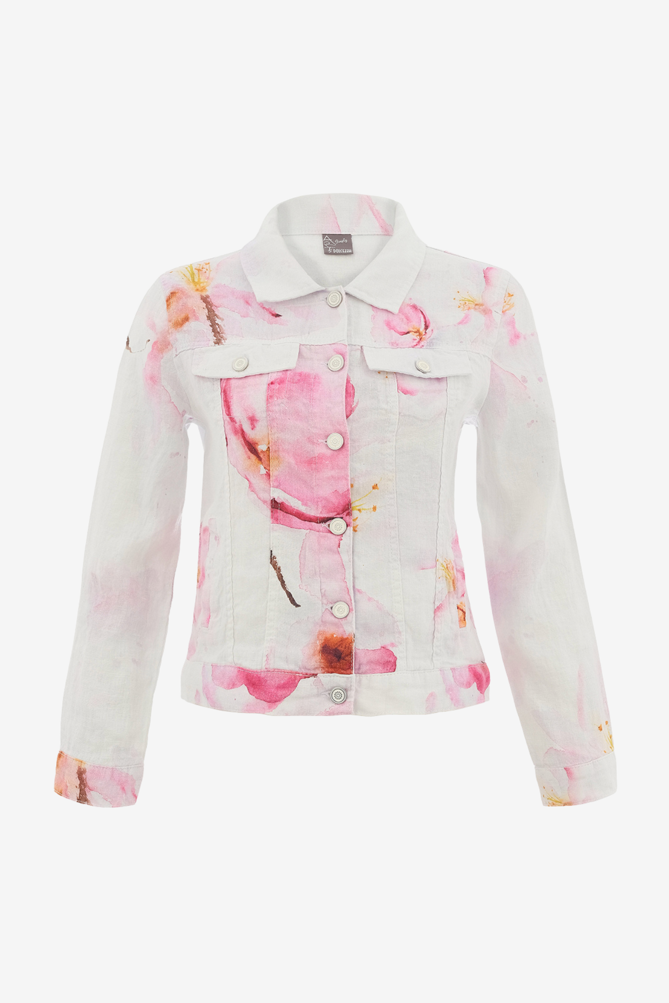 DOLCEZZA YURI KRAFT DENIM JACKET - COLOURS OF SPRING - THE VOGUE STORE