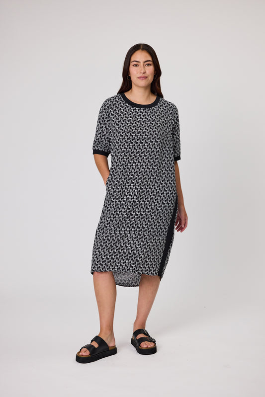 DUO IDA SHIFT DRESS - IDA PRINT - THE VOGUE STORE