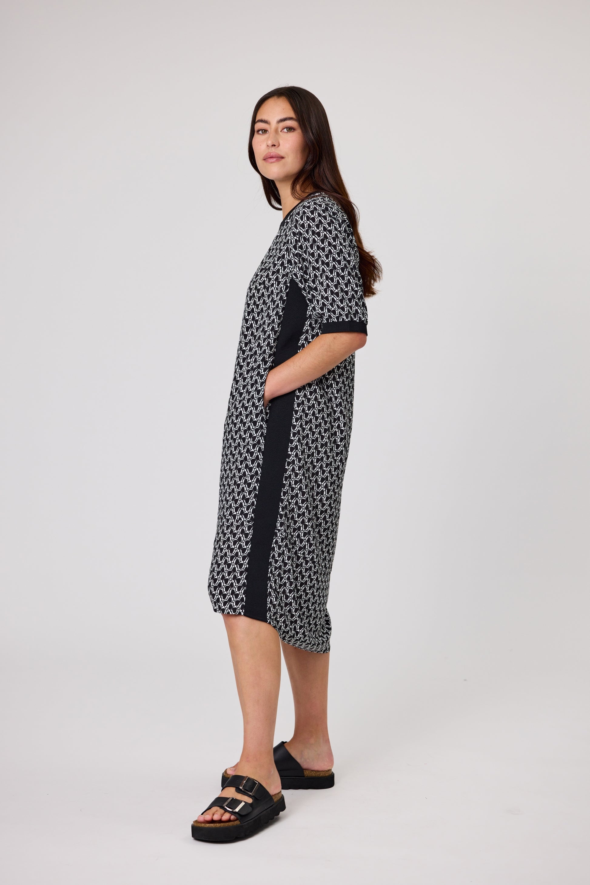 DUO IDA SHIFT DRESS - IDA PRINT - THE VOGUE STORE
