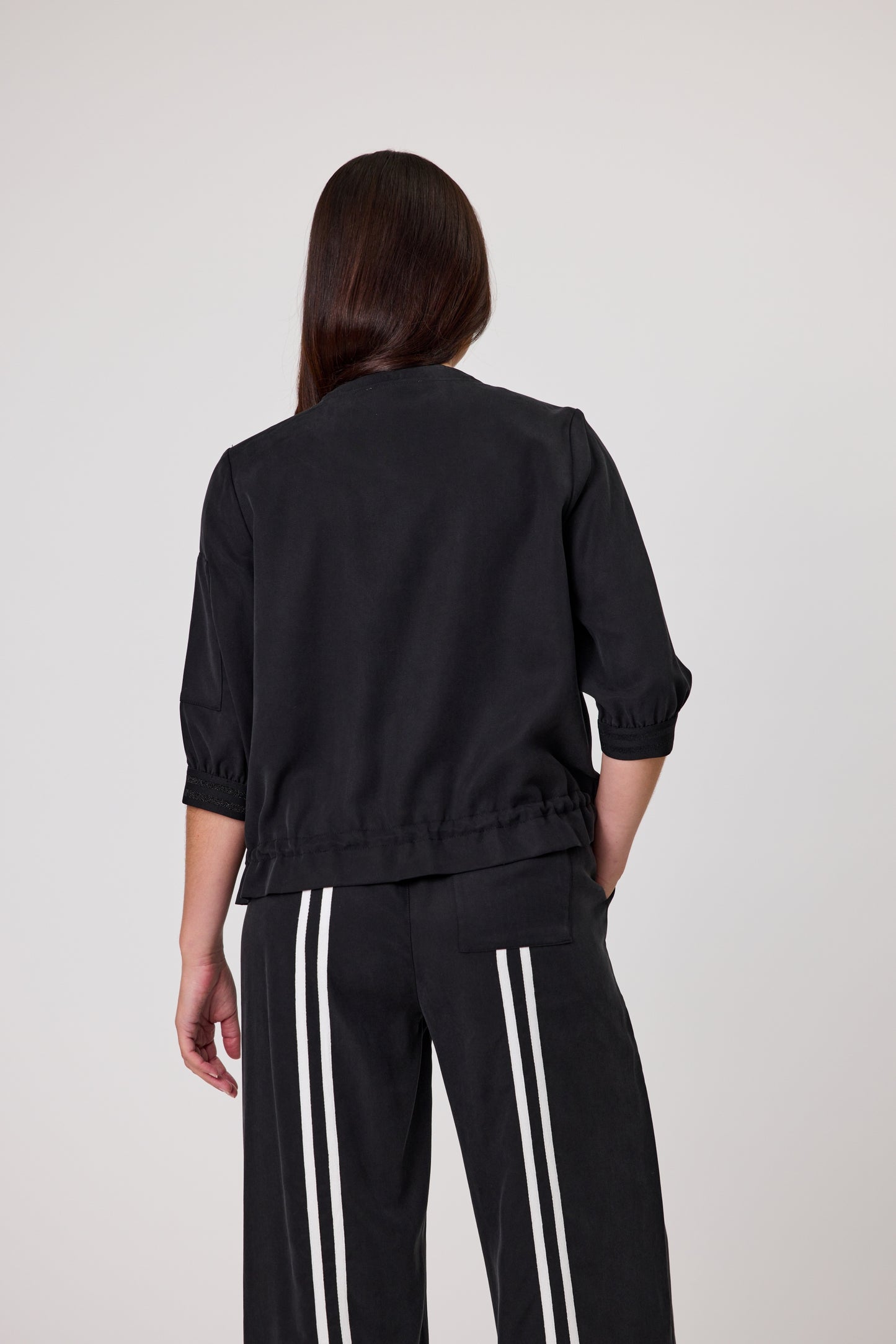 DUO AUBREY JACKET - BLACK - THE VOGUE STORE