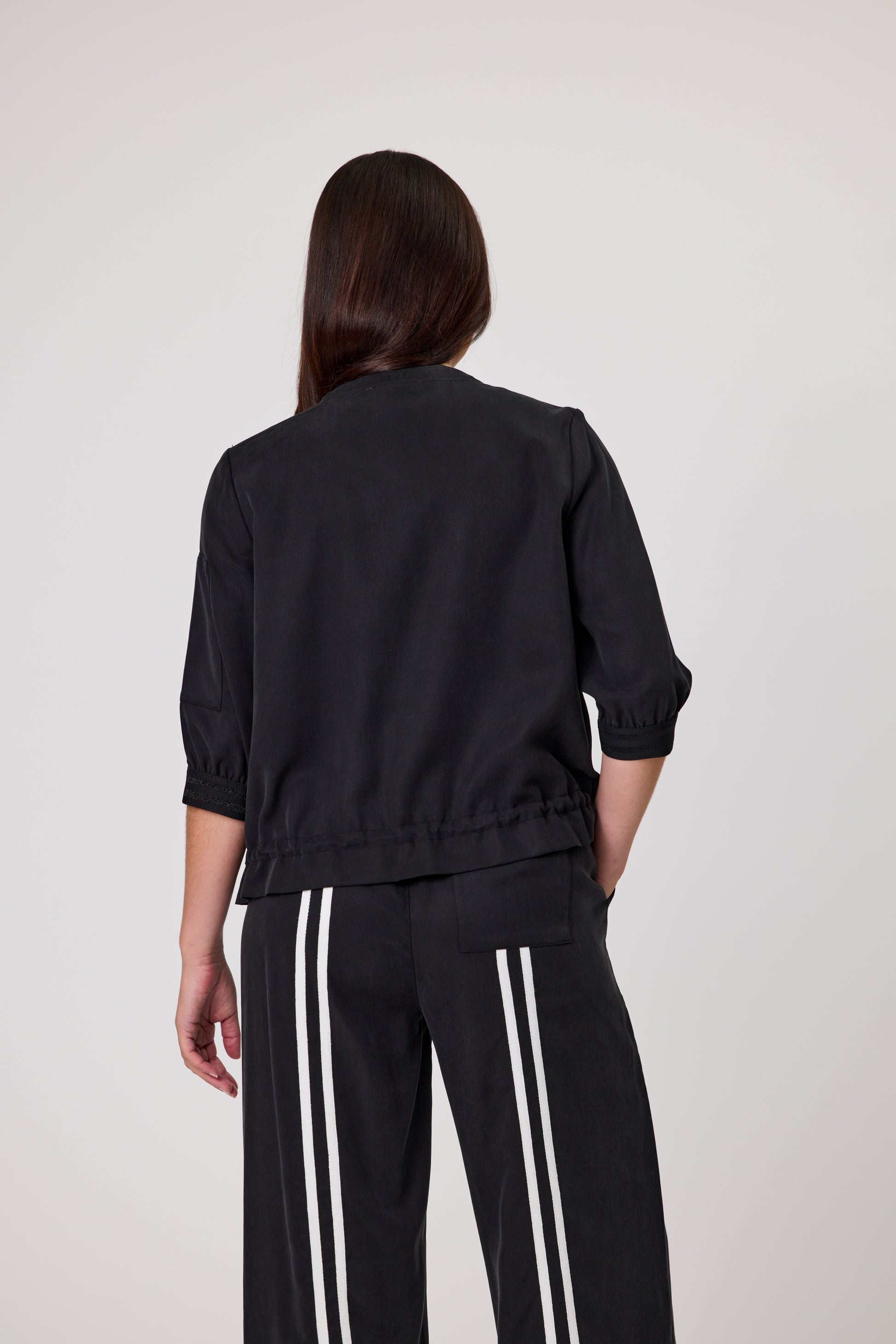 DUO AUBREY JACKET - BLACK - THE VOGUE STORE