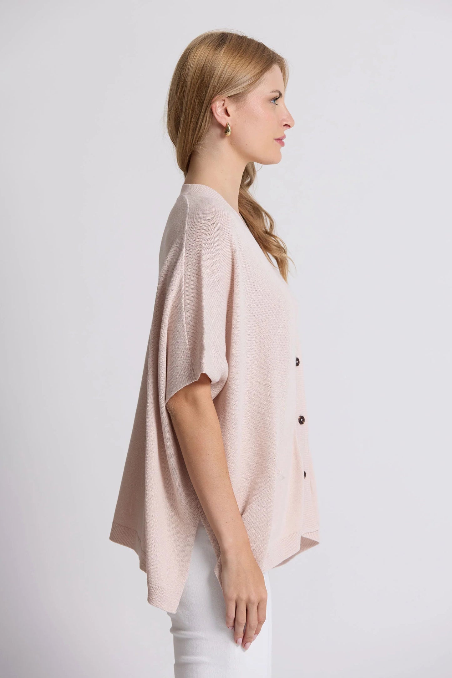 STELLA + GEMMA ELLIOT CARDIGAN - SUGAR ALMOND - THE VOGUE STORE