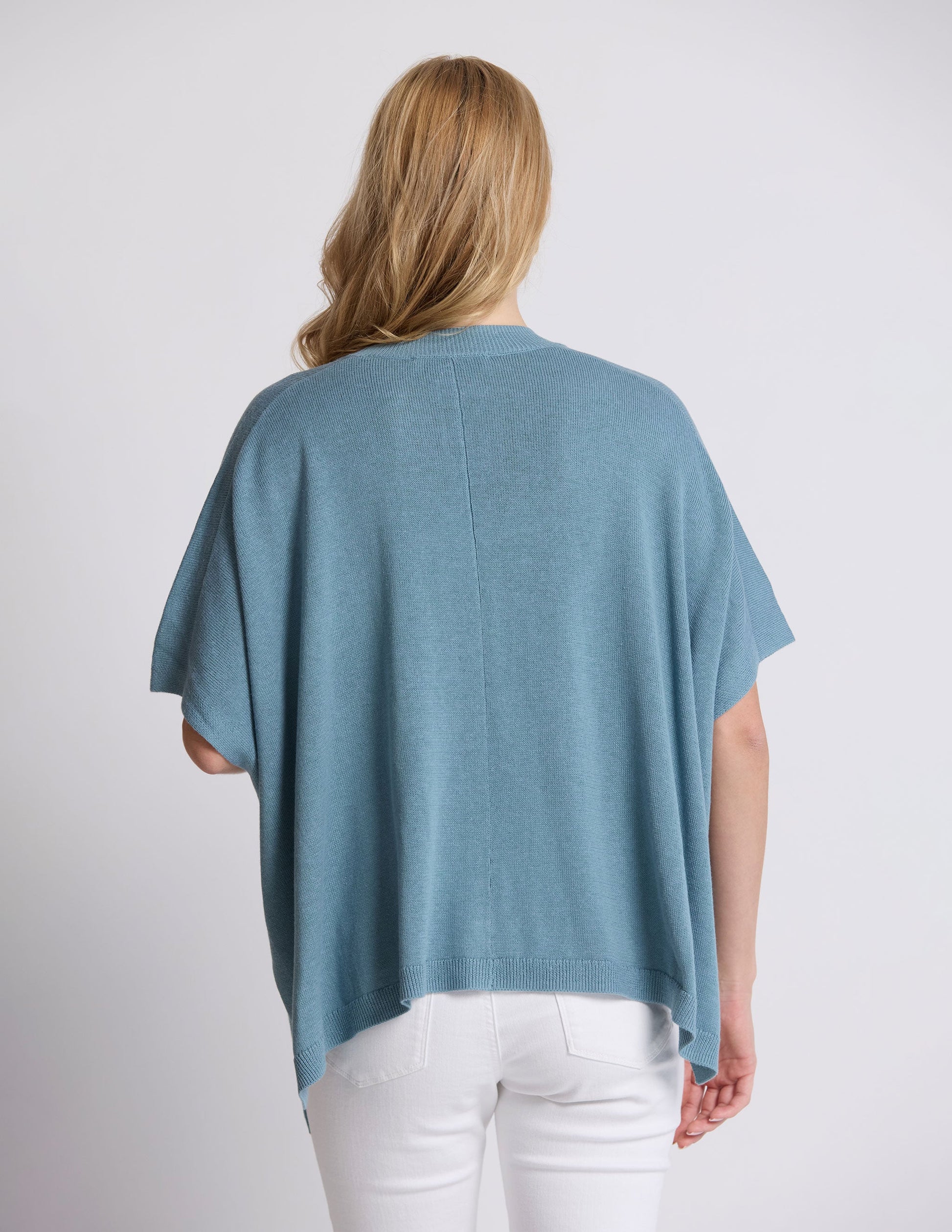 STELLA + GEMMA ELLIOT CARDIGAN - DUCK EGG - THE VOGUE STORE