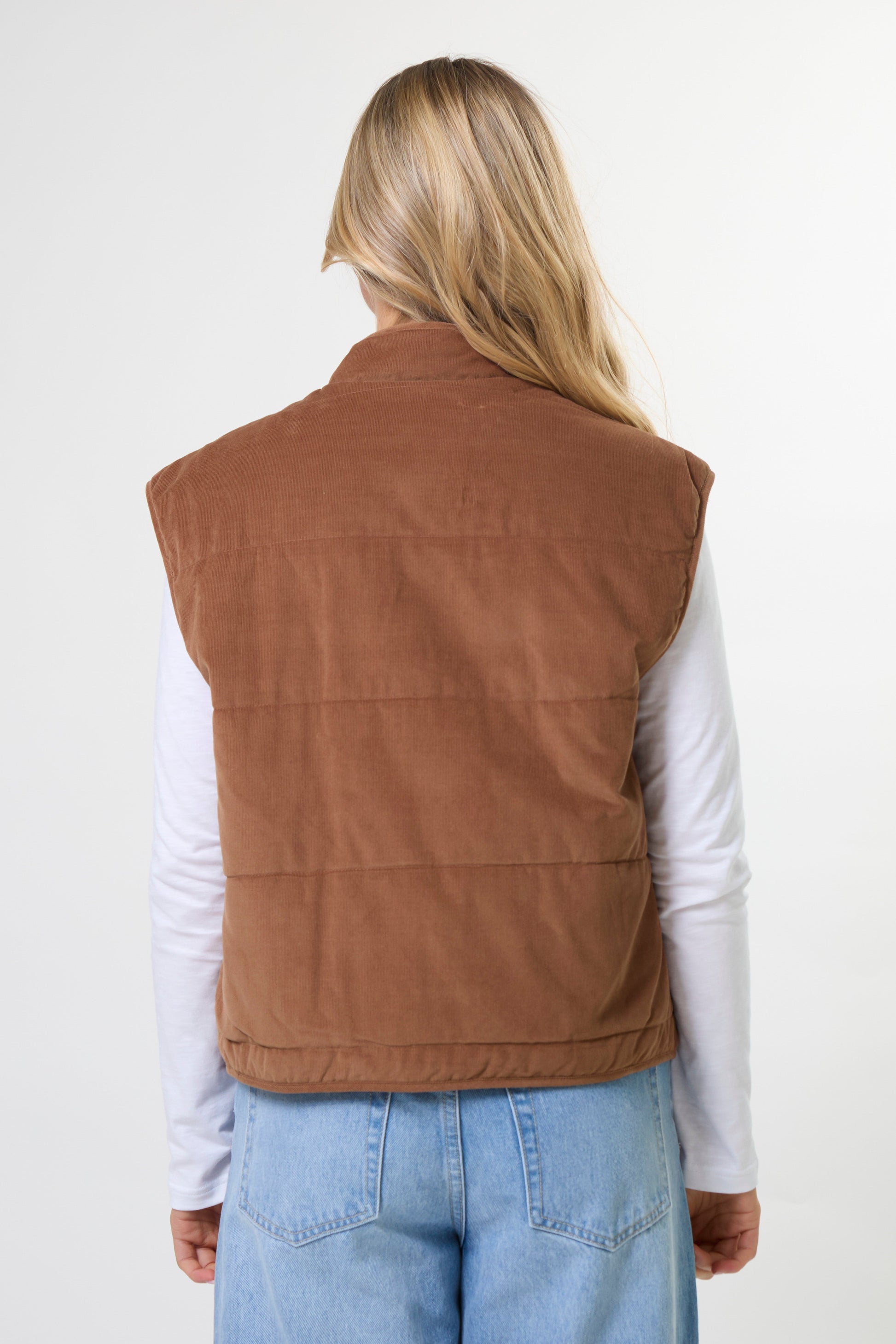 STELLA + GEMMA KENZIE VEST - GINGER - THE VOGUE STORE