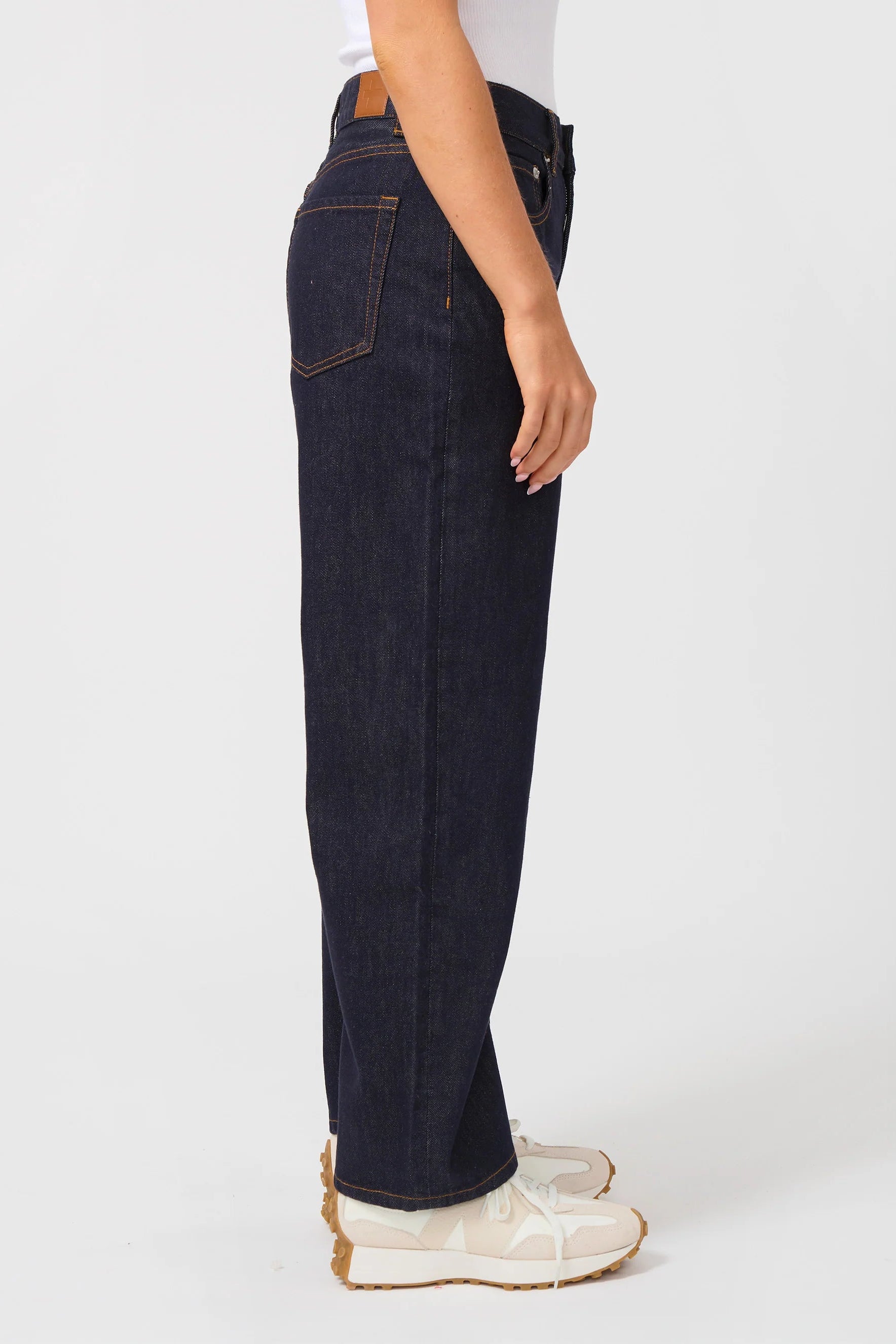 STELLA + GEMMA CARSON JEAN - DARK INDIGO - THE VOGUE STORE