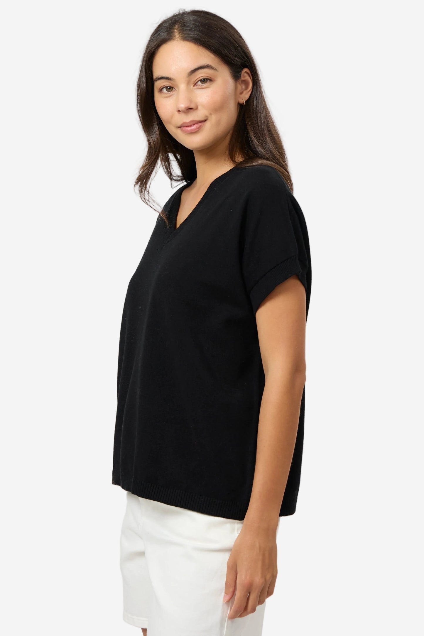 STELLA + GEMMA LILY TOP - BLACK - THE VOGUE STORE