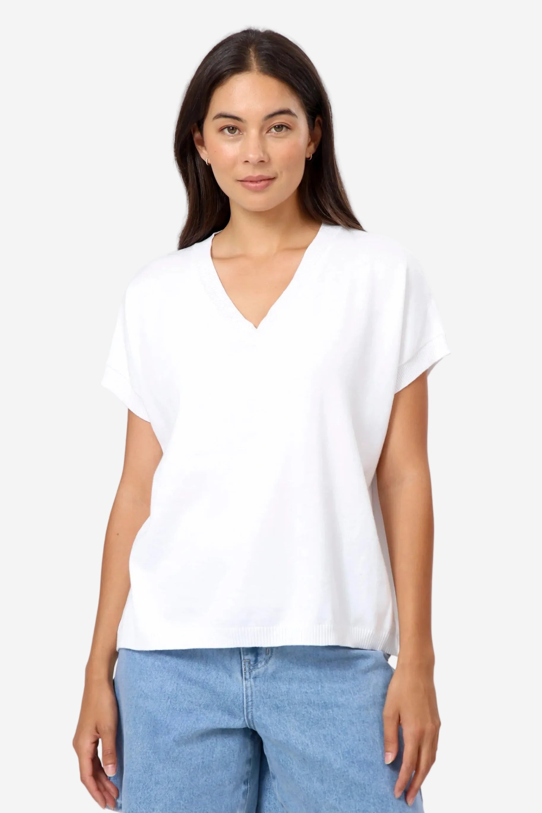 STELLA + GEMMA LILY TOP - WHITE - THE VOGUE STORE