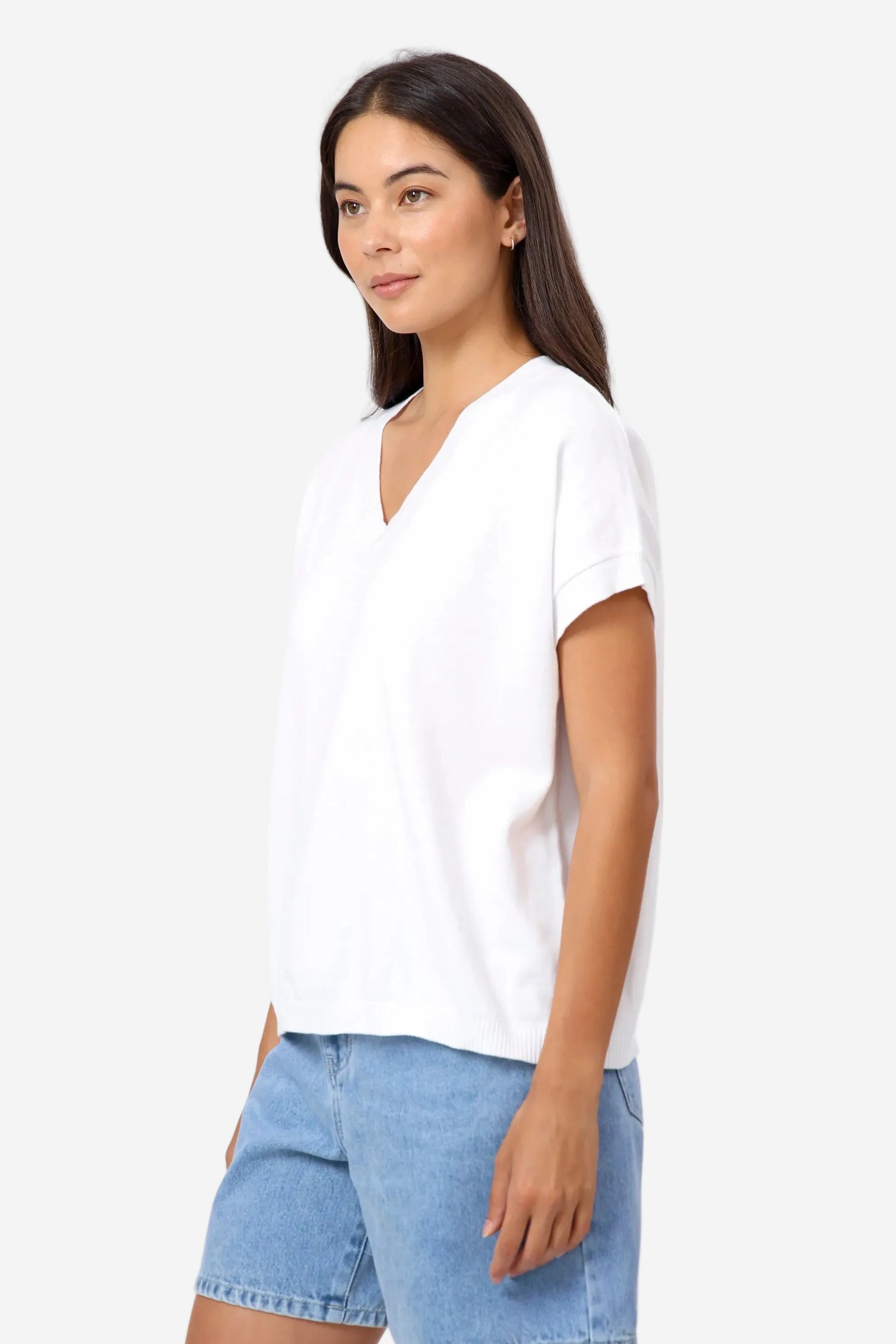 STELLA + GEMMA LILY TOP - WHITE - THE VOGUE STORE