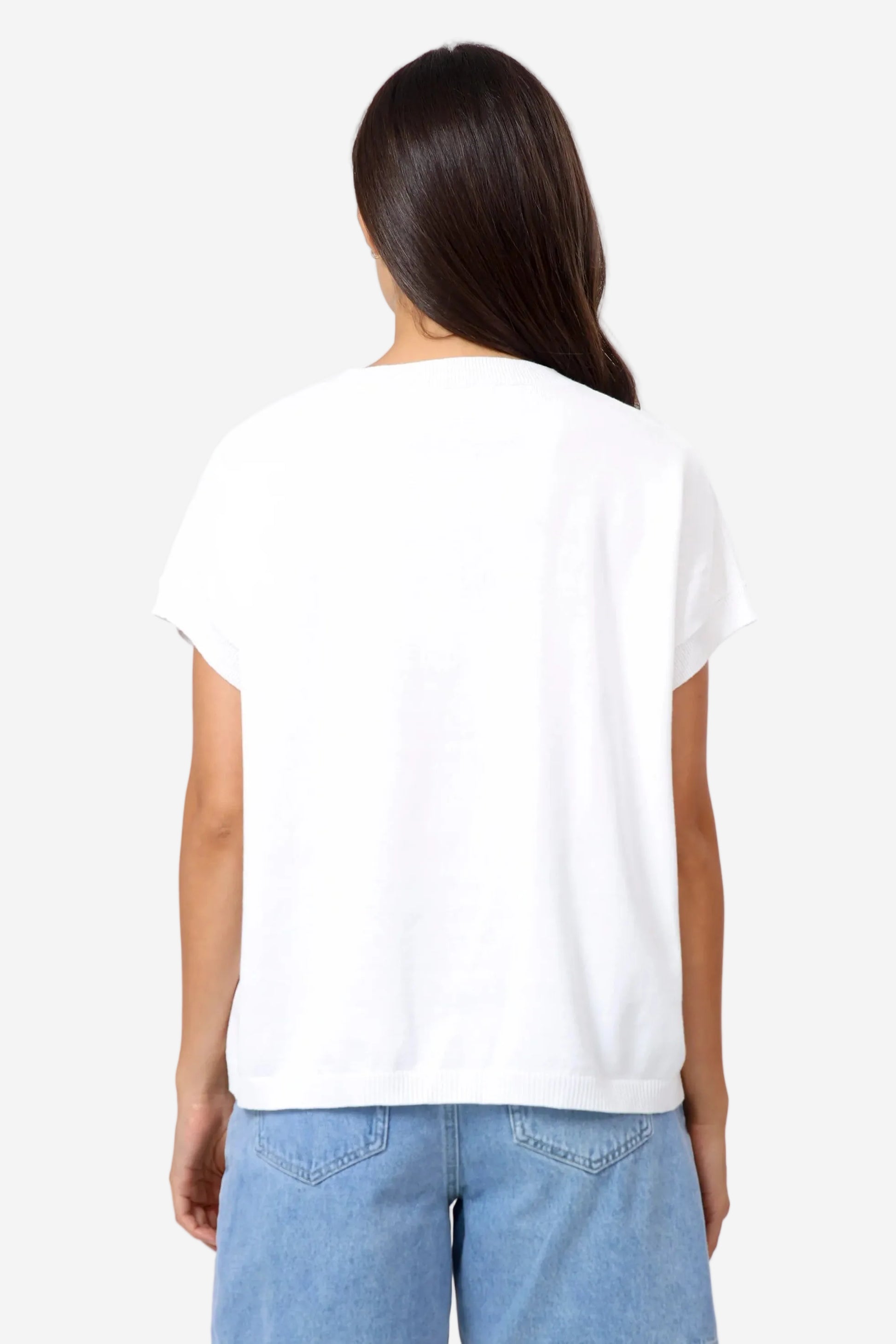 STELLA + GEMMA LILY TOP - WHITE - THE VOGUE STORE
