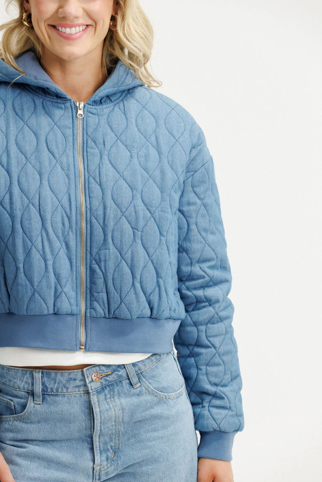 HOMELEE EMILY JACKET - SAPPHIRE - THE VOGUE STORE