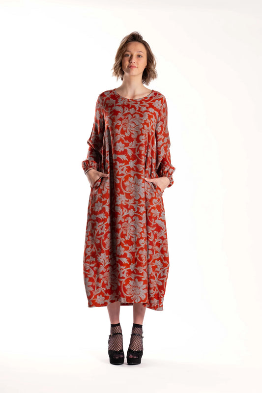 DEEANNE HOBBS CONNECTION DRESS - SPICED ORANGE - THE VOGUE STORE