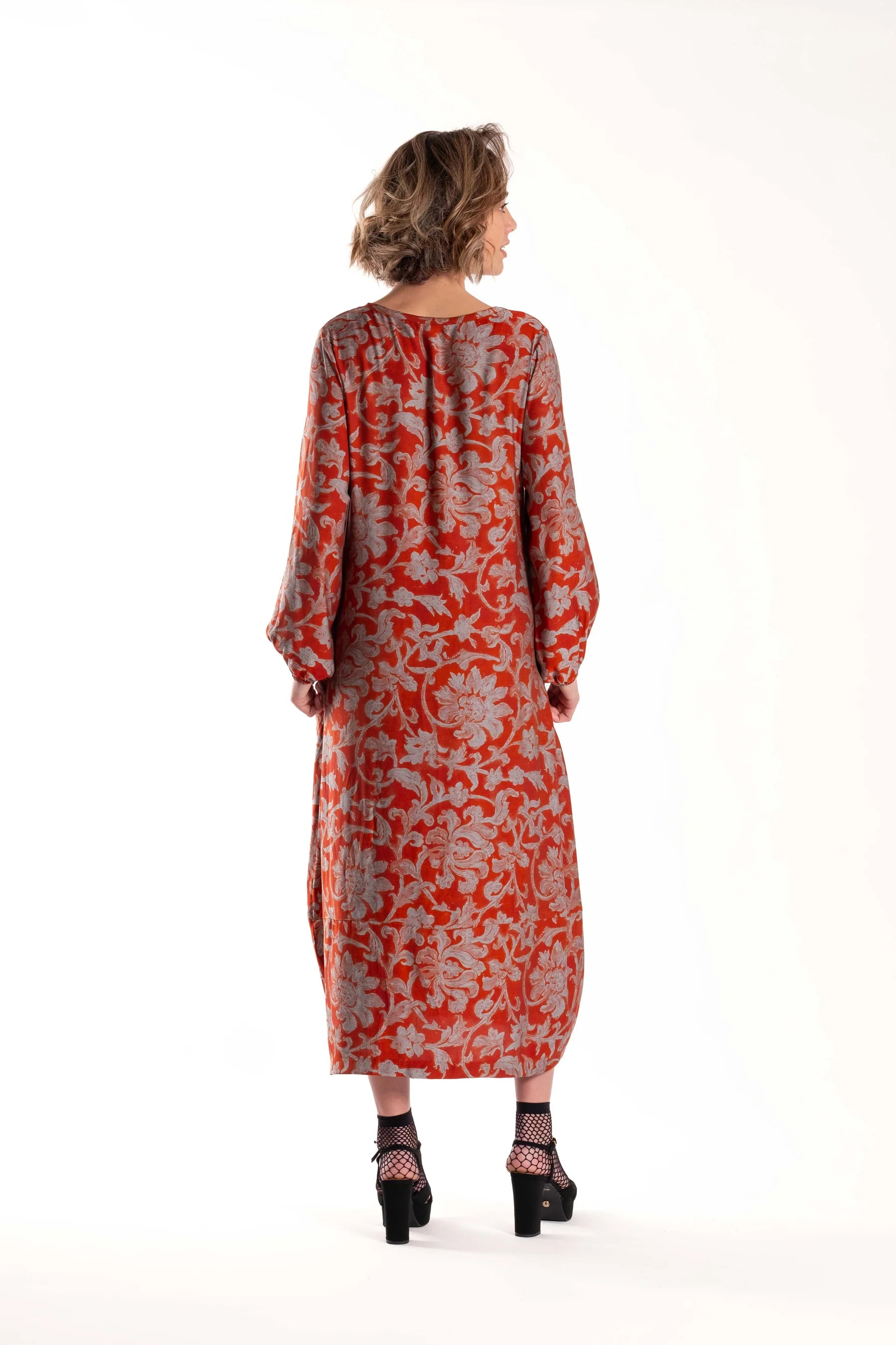 DEEANNE HOBBS CONNECTION DRESS - SPICED ORANGE - THE VOGUE STORE