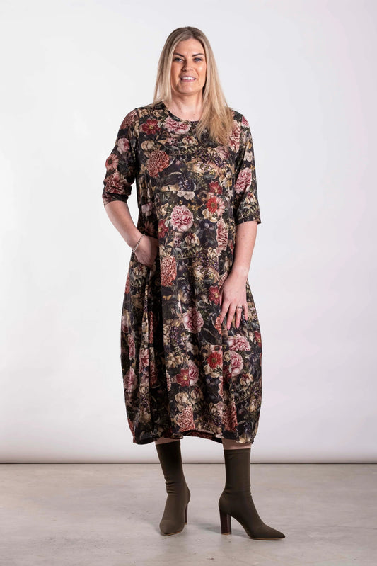 DEEANNE HOBBS MARCIA DRESS - FLORIST SECRET - THE VOGUE STORE