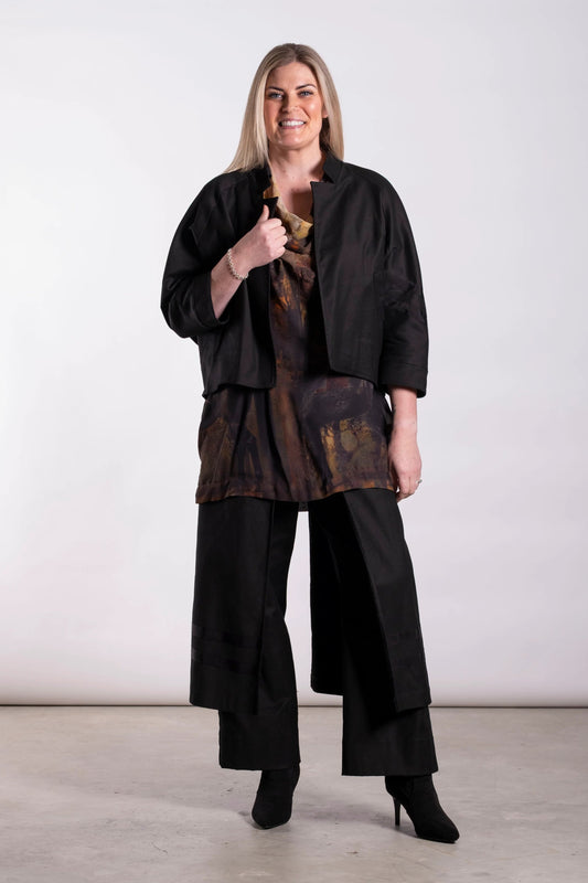 DEEANNE HOBBS HERITAGE JACKET - BLACK - THE VOGUE STORE