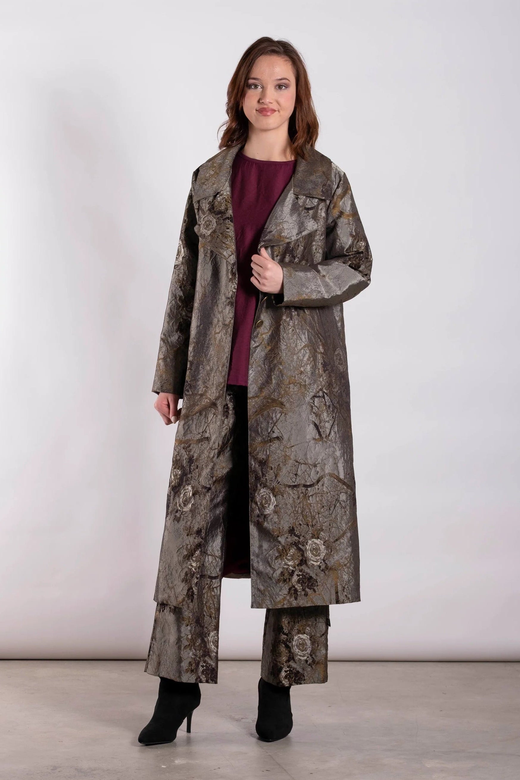 DEEANNE HOBBS INDULGENT COAT - GILDED SKETCH - THE VOGUE STORE
