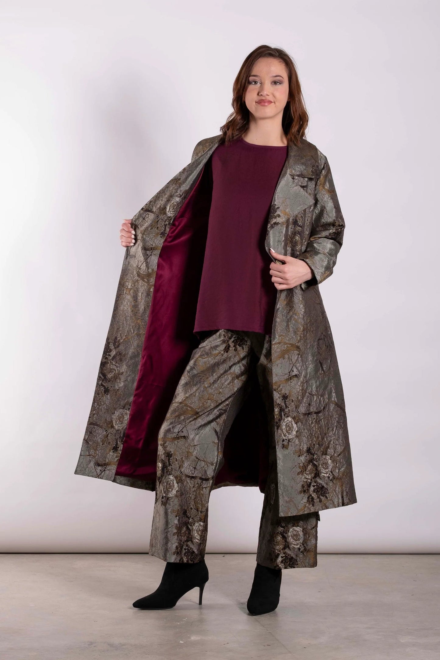DEEANNE HOBBS INDULGENT COAT - GILDED SKETCH - THE VOGUE STORE
