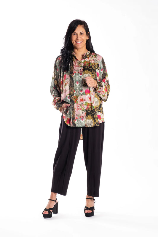 JELLICOE DELIGHT BLOUSE - FLORAL THERAPY - THE VOGUE STORE