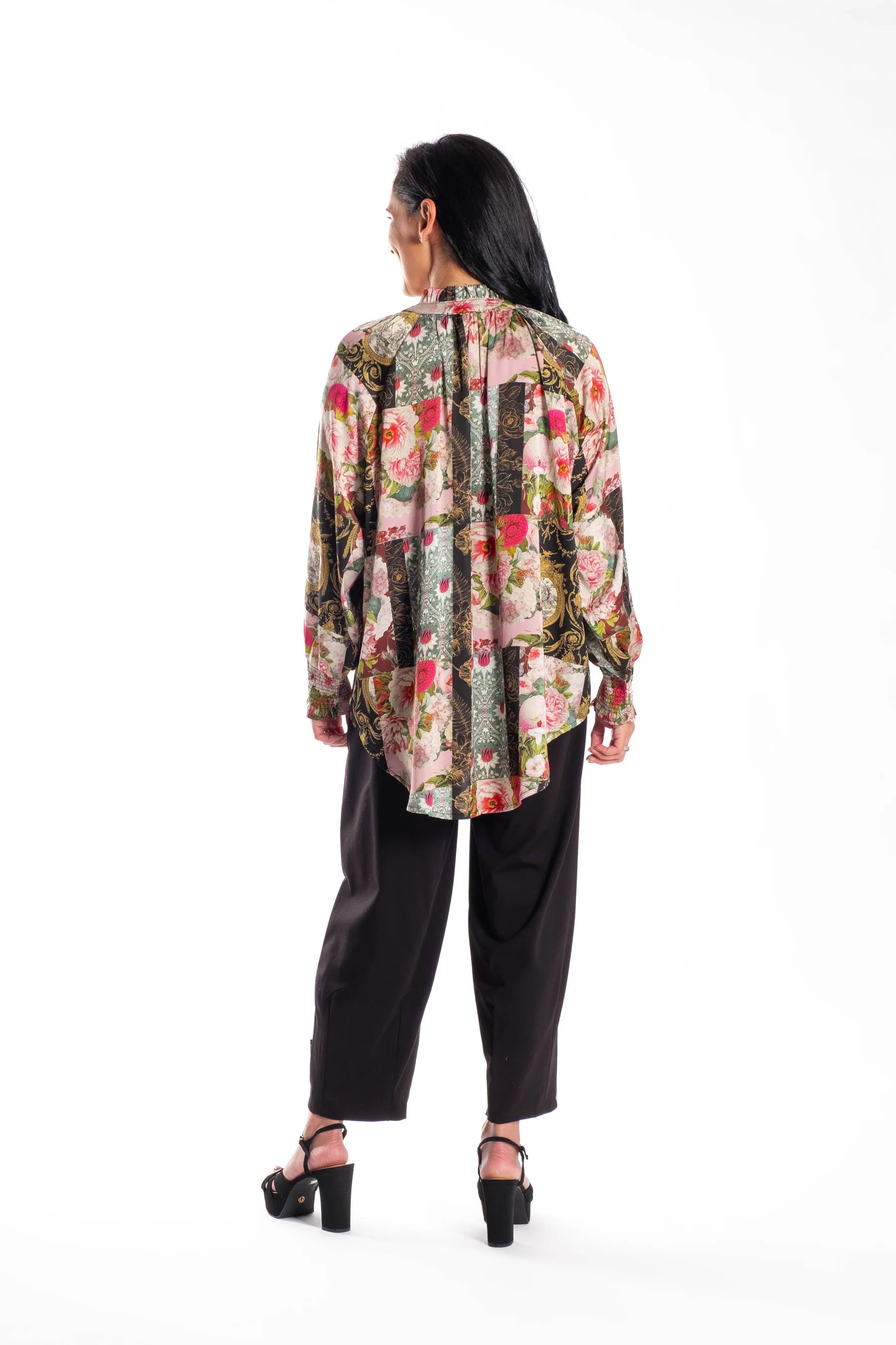 JELLICOE DELIGHT BLOUSE - FLORAL THERAPY - THE VOGUE STORE