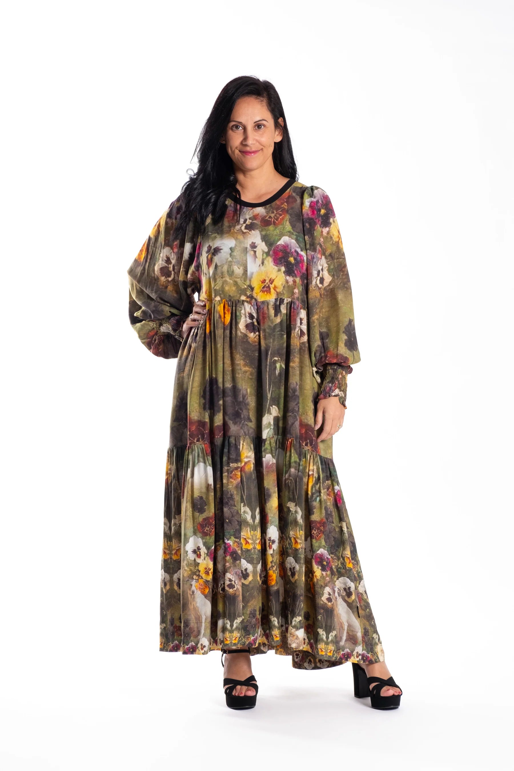 JELLICOE DELIGHT DRESS - PANSY SEASON - THE VOGUE STORE