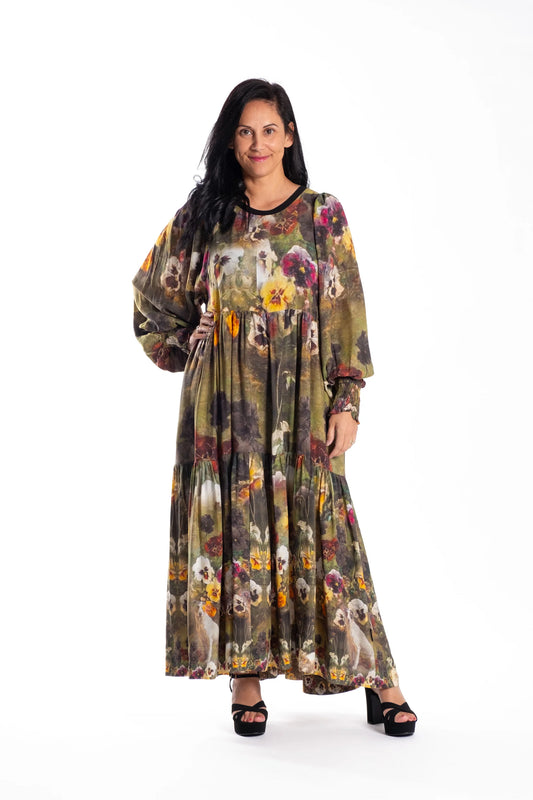 JELLICOE DELIGHT DRESS - PANSY SEASON - THE VOGUE STORE