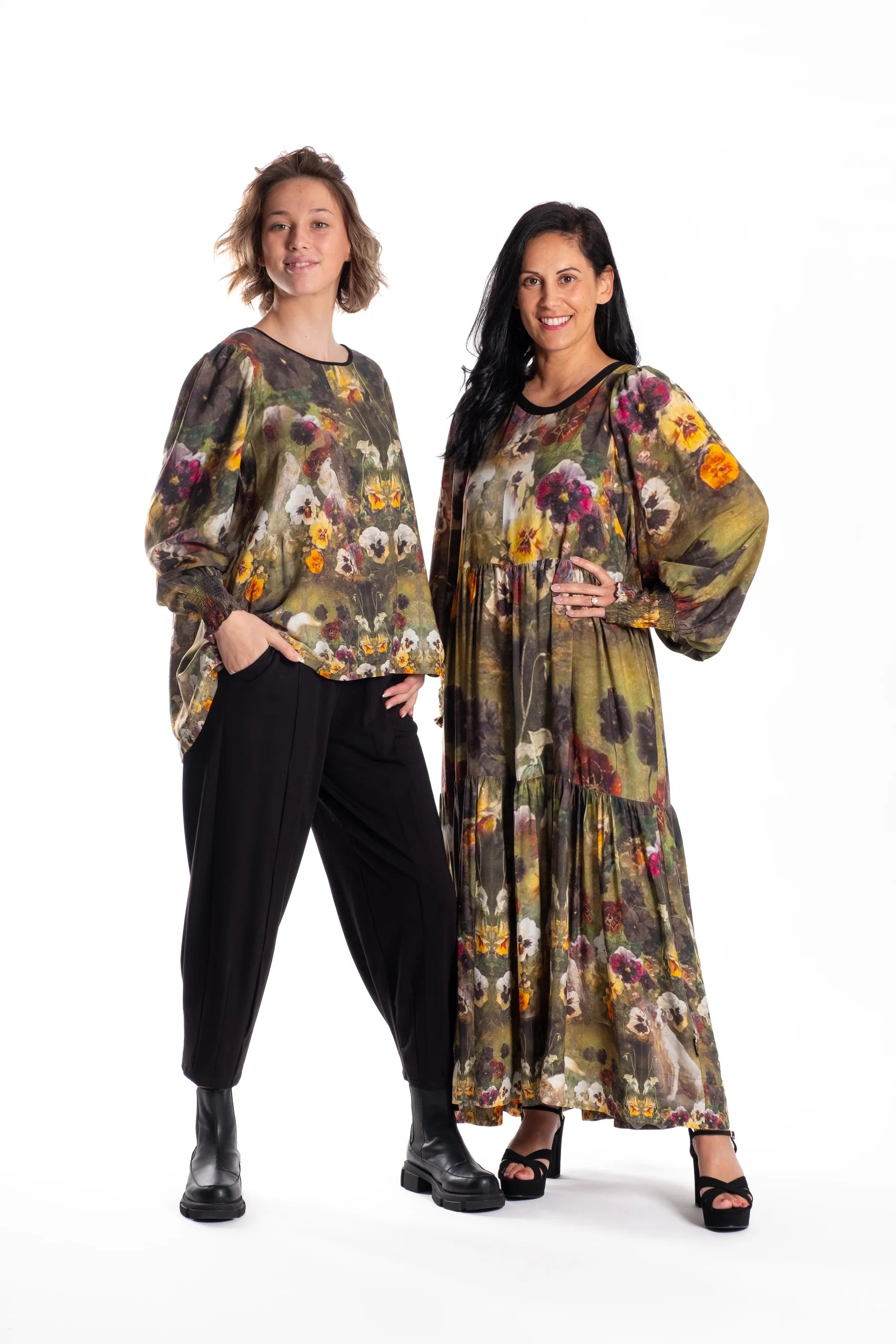 JELLICOE DELIGHT DRESS - PANSY SEASON - THE VOGUE STORE