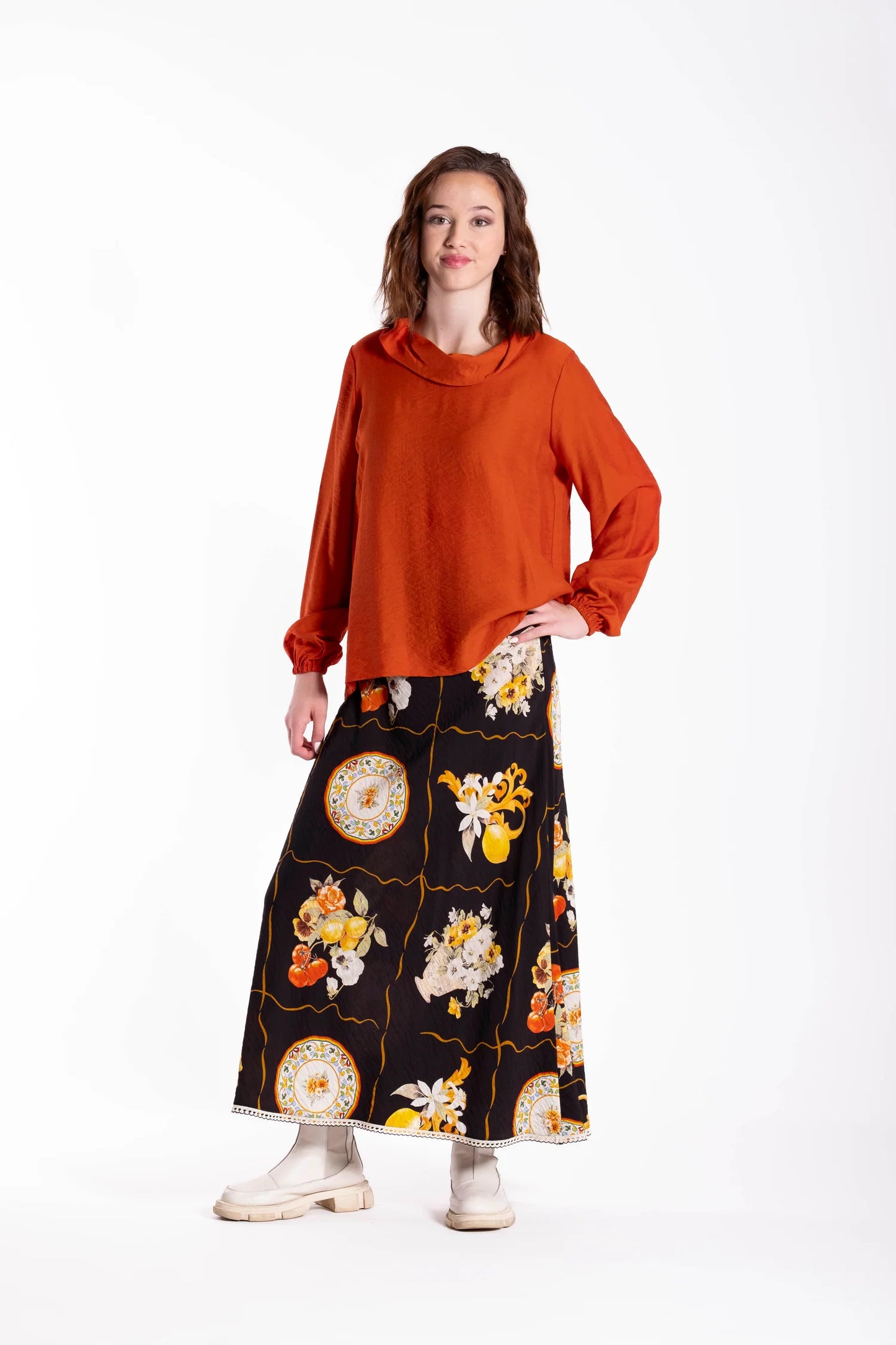 JELLICOE BIAS SKIRT - PLATE ME UP - THE VOGUE STORE