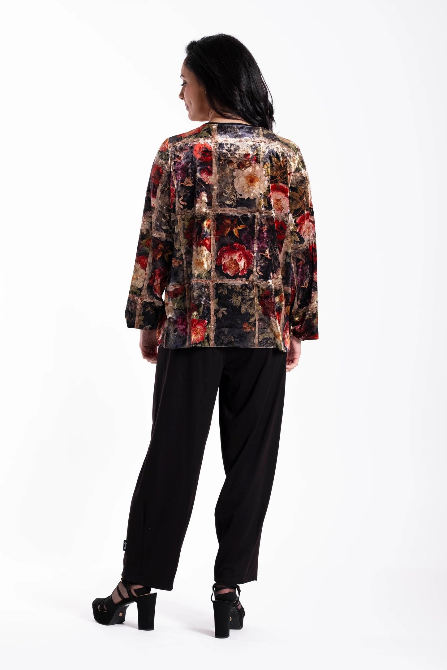 JELLICOE LATTICE  TOP - DIVIDES OF NATURE - THE VOGUE STORE