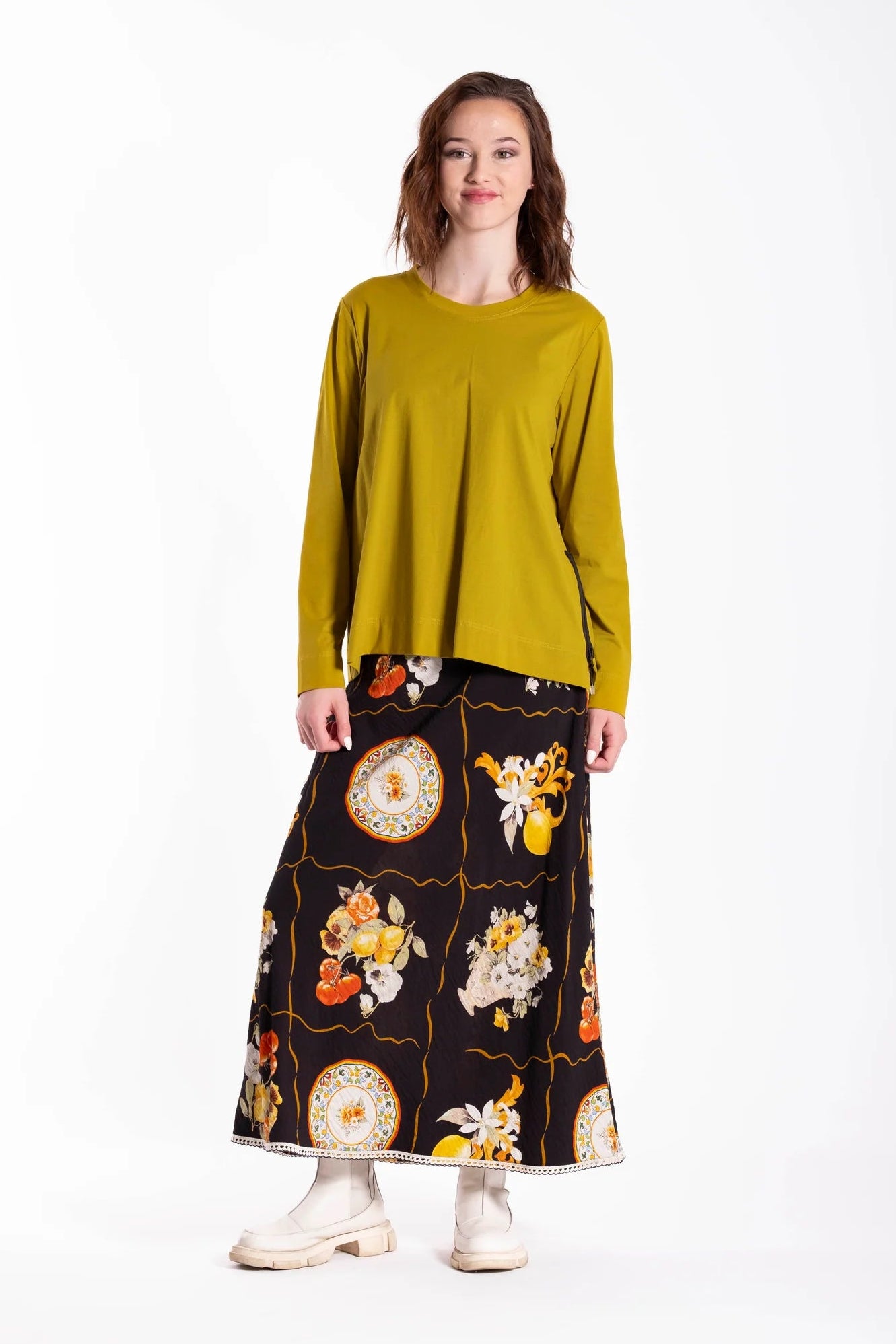 JELLICOE BIAS SKIRT - PLATE ME UP - THE VOGUE STORE