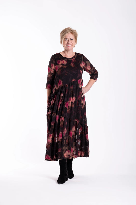 JELLICOE ANGLED DRESS - POTPOURRI - THE VOGUE STORE