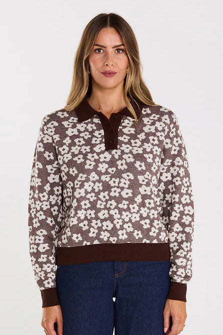 THING THING FAIRPLAY JUMPER - CHOC RIPPLE - THE VOGUE STORE